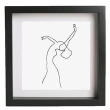 wall art picasso woman 2 frame home decoration 3d print model - Mito3D