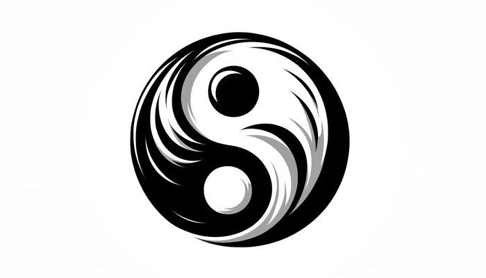 mauer kunst yin yang symbol wandkunst bild 2d 3d natur wald baum tier dekor dekorationen delfin 3d print model - Mito3D