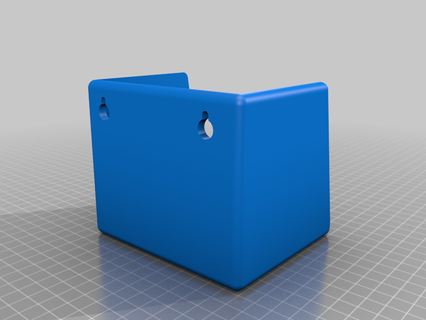 mur boîte capture trou serrure monter planque gadget 3d print model - Mito3D