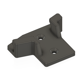 wall bracket caliper support door foot slide instrument measure diy storage holder vernier digital 3d print model - Mito3D