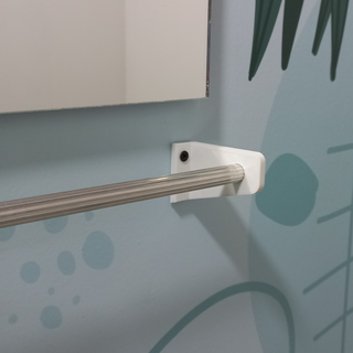 mur support tube barre serviette grille salles bain cuisine utile soutien facile faible Coût 3d print model - Mito3D