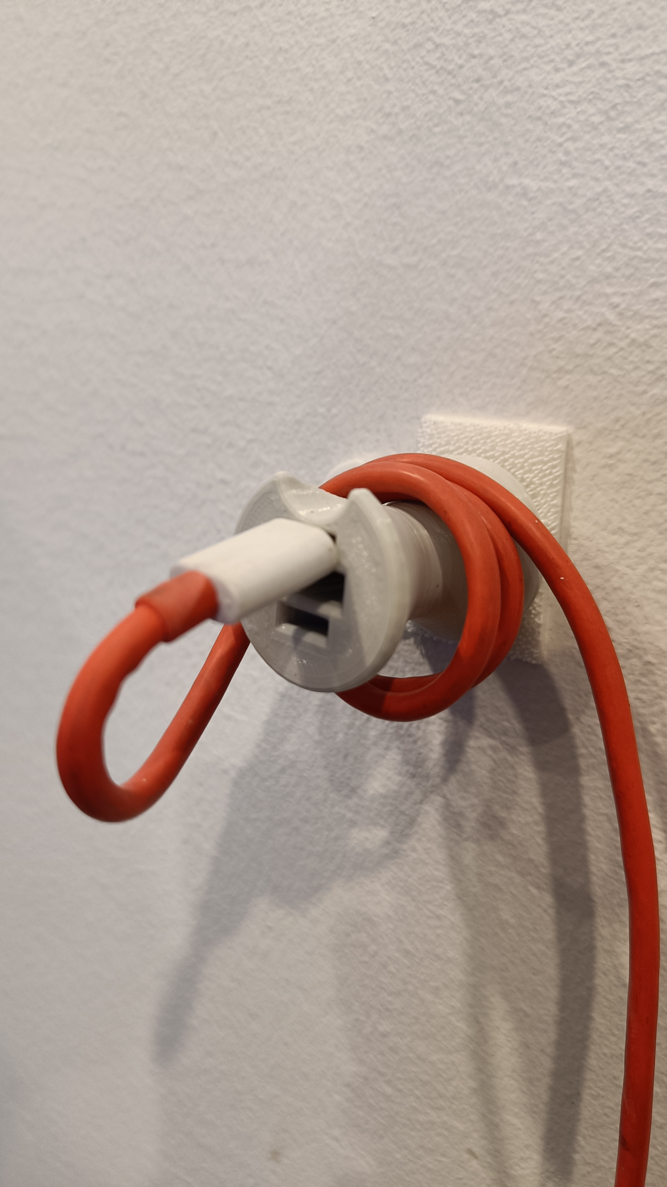 wall cable hanger cables simple organiser 3D print model - Mito3D