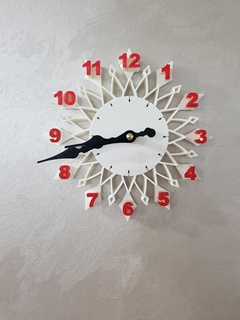 mur l'horloge DIY Accueil maison décor Ménage 3d print model - Mito3D