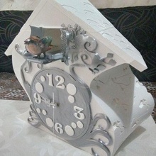 pared reloj cuco pájaro mecanismo decoración Arte 3d print model - Mito3D