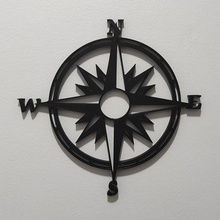 wall compass rose 3d print model - Mito3D