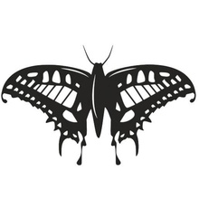 wall decor decoration butterfly insect 3d print printing 3d print model - Mito3D