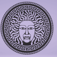 décoration murale asteca mur décor visage ronde cercle 3d print model - Mito3D