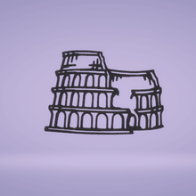 parete arredamento Colosseo arte 3d print model - Mito3D