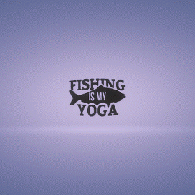 wall decor fishing yoga art decoration fish 3d print model - Mito3D