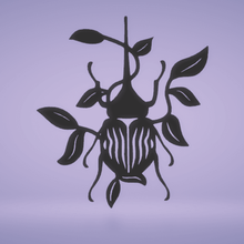 wall decor hercules beetle animal bug 3d print model - Mito3D