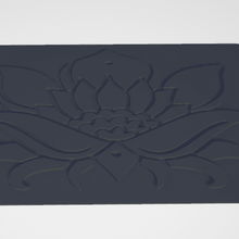 parete arredamento loto arte reiki meditazione 3d print model - Mito3D