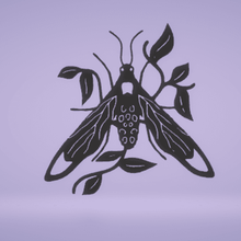 wall decor moth animal bug 3d print model - Mito3D