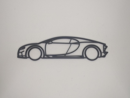 duvar dekorasyon Bugatti Chiron araba Sanat Veyron Kraliyet Antik hantal formül 1 hız ev tasarım f1 süper 3d print model - Mito3D