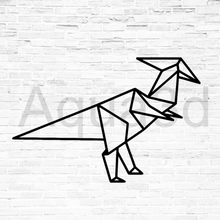 Wandtattoo Dinosaurier origami home geometrische Dekoration Wandbild murn 2d 3d print model - Mito3D