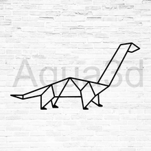 wall decoration dinosaurs origami home dinosaur geometric mural 2d 3d print model - Mito3D