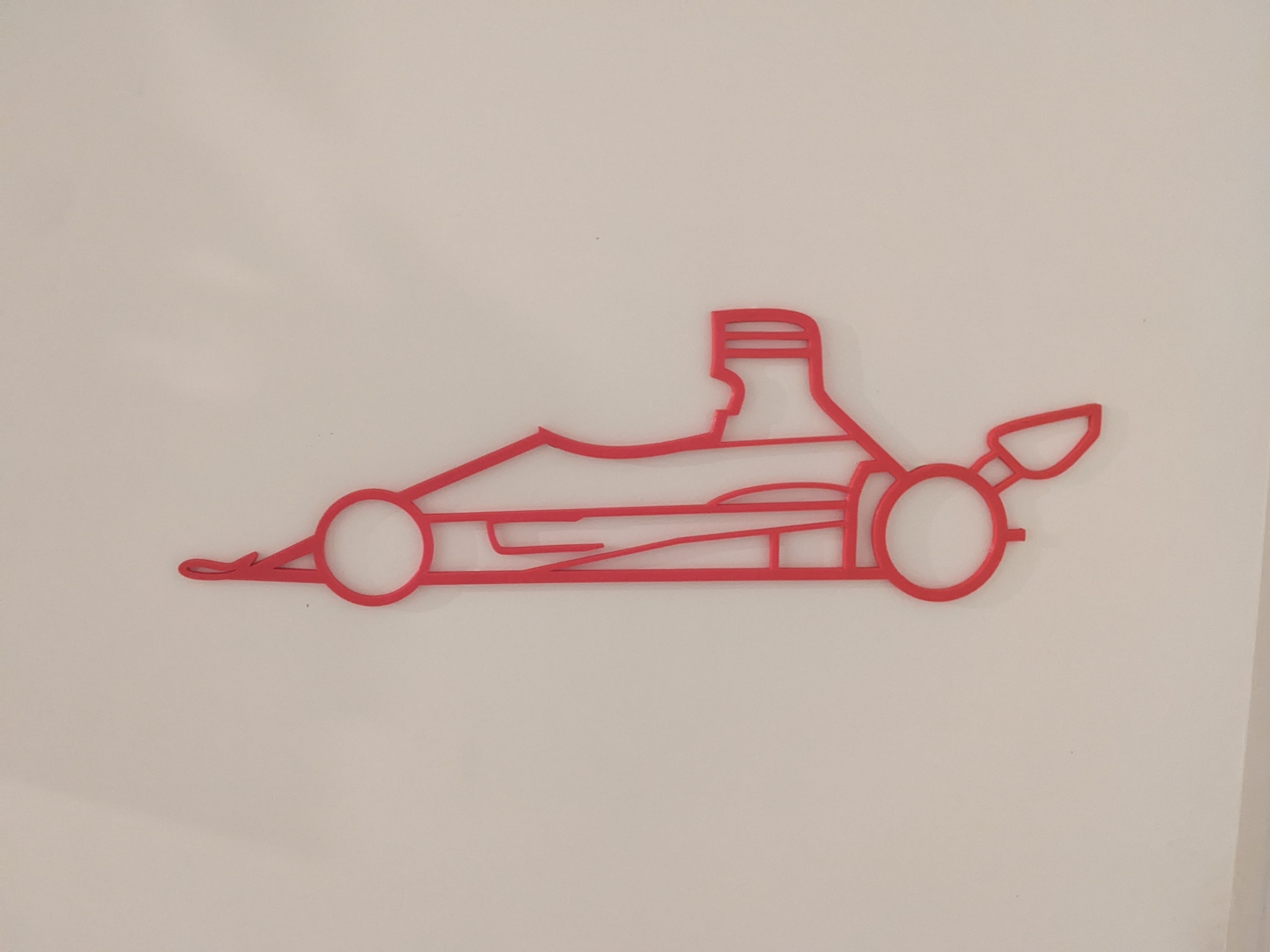 duvar dekorasyon formül 1 Ferrari 312t f1 övgü uçak Nurburgring Izlemek izler Indianapolis Monako gp büyük ödül Oto araba ev atölye 3D print model - Mito3D