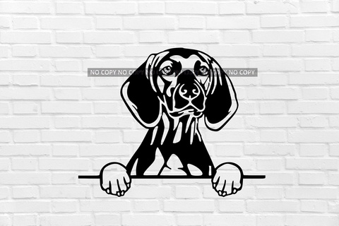 wall decoration hungarian shorthaired pointer dog Art braque lovely breed puppy mascot small toy miniature home art decor cave animal 2d sign 3d print model - Mito3D