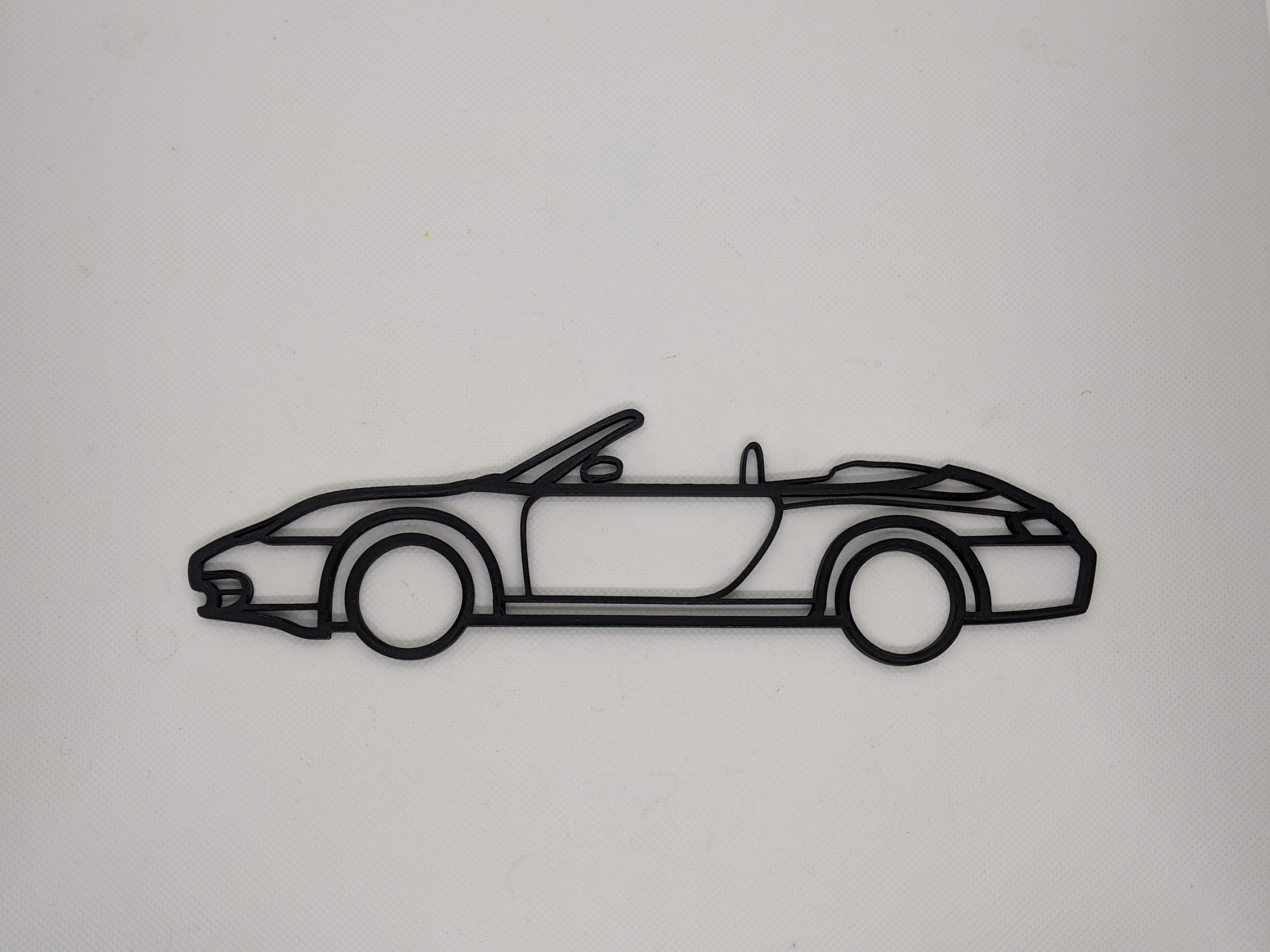duvar dekorasyon Porsche 911 996 Carrera cabriolet 966 4 Ferrari lemans Lamborghini ev garaj Audi r8 BMW z4 Roadster 3D print model - Mito3D