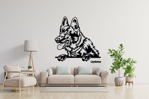 wall dog Home dog dog  3d print model - Mito3D