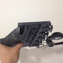 wall fish key ring home 3d print model - Mito3D