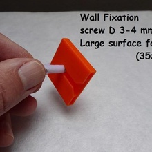 wall fixation pictures painting tool mount 3d print model - Mito3D