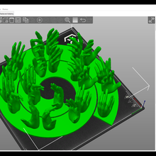 Mauer Hand Dekoration dekorativ rotieren luban Software orefir3d Rudolf jedlicka 3d print model - Mito3D