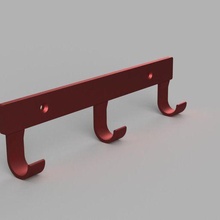 parede cabide 3d print model - Mito3D