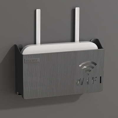 mauer hängend lan regler box zuhause haus wi fi router 3d print model - Mito3D