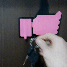 wall key holder decoration home door 3d print model - Mito3D