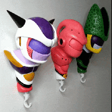 mur clé titulaire soutien dragon Balle gadget porte clés anime goku crochet décor cellule congélateur majin huer monstre 3d print model - Mito3D