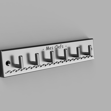 wall key ring home doorway keys 3d print model - Mito3D