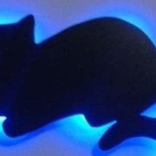 wall lamp cat-2 3d print model - Mito3D