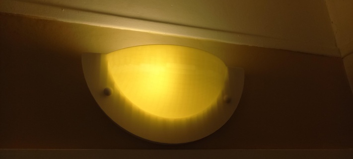 mur lumière Accueil maison bougeoir lampe 3d print model - Mito3D
