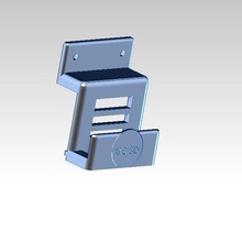 parede carga suporte Telefone 3d print model - Mito3D