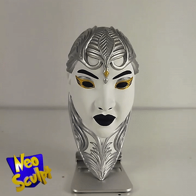 duvar maskeler hızlı vs reiko maske dekorasyon Japonya Japonca kabuki samuray 3D print model - Mito3D