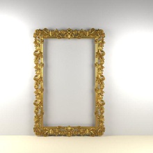 mur miroir bois entretien cadeau Charpentier peinture blanc femmes maquillage français 3d print model - Mito3D
