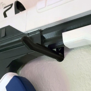 wall mount bracket replica gun display hook hanger props 3d print model - Mito3D