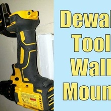 parete montare dewalt 20v trapani utensili trapano titolare supporto tool_holders_boxes 3d print model - Mito3D