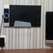 Mauer montieren Grafik Tablette Lager wacom Wandhalterung montiert xp pen xppen Organisation 3d print model - Mito3D