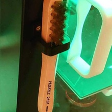 parete montare Hazet scintilla spina spazzola attrezzo titolare supporto ugello estrusore più pulito titolari scatole 3d print model - Mito3D