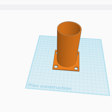 wall mount reel 2kg trex 3d print model - Mito3D