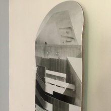 wall mount skateboard decoration home fixation 3d print model - Mito3D