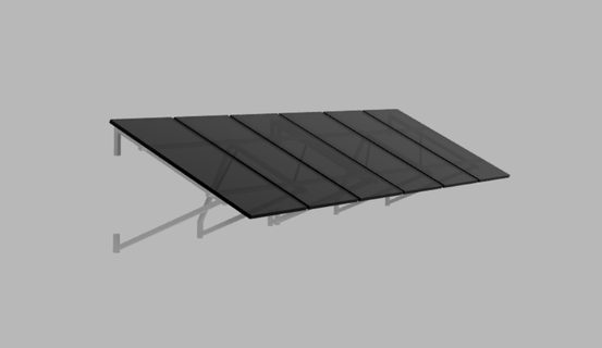 parede monte solar painéis módulo fotovoltaico solares energia renovável painel modulo 3d print model - Mito3D