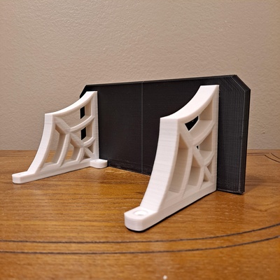 duvar binmek örümcek ağı raf ev cadılar bayramı ürpertici ağlar raflar monte dekorasyonlar mobilya mevsim 3d print model - Mito3D