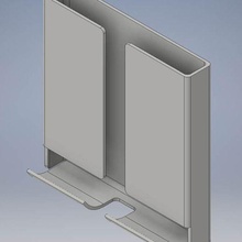 mur monter tampon distributeur tampons titulaire soutien 3d print model - Mito3D