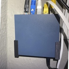 wall mount tp-link ls105g 5 port switch  mount tp-link 3d print model - Mito3D