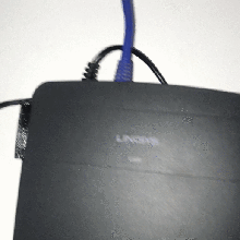 soporte de pared conexión wi-fi router linksys e900 casa montaje en la 3d print model - Mito3D