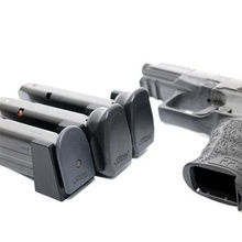 parete montato rivista appendiabiti walther ppq q4 q5 pistole armi fuoco 9mm pistola sicuro aptusgear 3d print model - Mito3D