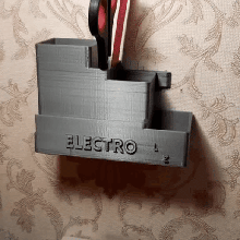 wall organizer electro electroorganizer chancellery 3d print model - Mito3D