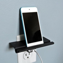 toma de corriente pared estante gadget 3d print model - Mito3D